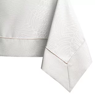 Obrus Gaia Kremowy Tłoczony Roślinny 140x200 AmeliaHome - TCLOTH/AH/GAIA/BRD/PPG/CREAM/140X200 - Obrusy i serwetki - miniaturka - grafika 1