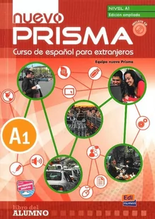 NOWELA Nuevo Prisma nivel A1 Podręcznik+ płyta CD Wersja rozszerzona - Nowela - Książki do nauki języka hiszpańskiego - miniaturka - grafika 1