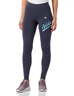 adidas Obcisłe legginsy damskie, Shadow Navy/Wonder White, 10, Shadow Navy/Wonder White, 66 - Legginsy - miniaturka - grafika 1