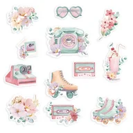 Scrapbooking - Zestaw wyciętych elementów P13 - HAVE FUN 12 szt. - miniaturka - grafika 1
