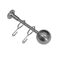 Akcesoria do wystroju okien - Upinacz ozdobny nikiel - miniaturka - grafika 1