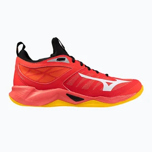 Buty do siatkówki męskie Mizuno Wave Dimension radiant red/white/carrot curl - Buty sportowe męskie - miniaturka - grafika 1