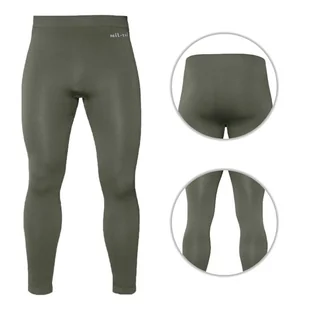 Mil-Tec Kalesony Termoaktywne Olive - Olive - S/M - Bielizna sportowa męska - miniaturka - grafika 1