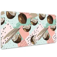 Podkładki na biurko - Podkładka na biurko z nadrukiem Tropikalne kokosy 100x50 cm - miniaturka - grafika 1