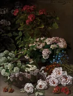 Plakaty - Galeria Plakatu, Plakat, Spring Flowers, Claude Monet, 50x70 cm - miniaturka - grafika 1