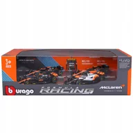 Samochody i pojazdy dla dzieci - ZESTAW BOLIDÓW F1 #4 Lando Norris McLaren MCL36 MCL60 1:43 BBURAGO 18-38096 - miniaturka - grafika 1