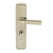 Klamki - Klamka ASIA K+K M9 nikiel PZ68 prawa - miniaturka - grafika 1