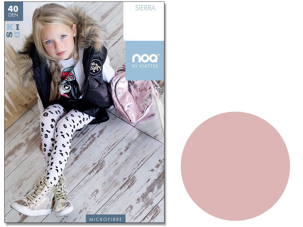 Rajstopy Dla Dzieci W Cętki Panterka 116-122 Cotton Candy