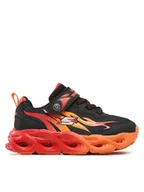 Buty dla chłopców - Skechers Sneakersy Heat Flux 400103L/BKRD Czarny - miniaturka - grafika 1