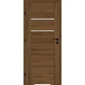 Drzwi wewnętrzne - Drzwi wewnętrzne łazienkowe z podcięciem wentylacyjnym Sangres 60 lewe orzech michigan Voster 5905515000987 - miniaturka - grafika 1