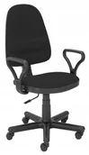 Fotele i krzesła biurowe - Fotel biurowy obrotowy Bravo Gtp czarny Nowy Styl - miniaturka - grafika 1