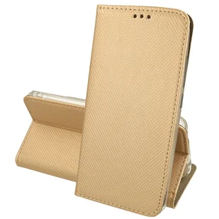 pokrowiec etui z klapką Magnet Book złote do Realme GT2 PRO 5G - Etui i futerały do telefonów - miniaturka - grafika 1