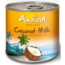 Amaizin (mleko kokosowe, tortilla, chipsy, inne) MLEKO KOKOSOWE 17% BIO 200 ml - Zdrowa żywność - miniaturka - grafika 1