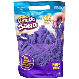 Piasek Kinetyczny Żywe Kolory Fioletowy 900G + - Masy plastyczne - miniaturka - grafika 1