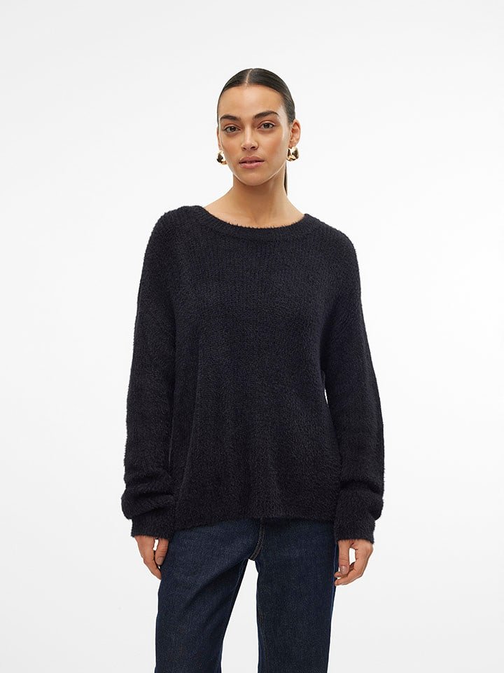 Vero Moda Sweter w kolorze czarnym