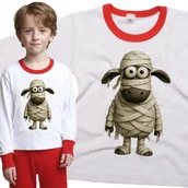 Piżamy dla dziewczynek - Piżama dziecięca Owca Owieczka Przebrana Za Mumię Halloween 86/92 - VoloDonum - miniaturka - grafika 1