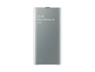 Etui i futerały do telefonów - Samsung Etui Clear View Cover do Galaxy S10+ Biały (EF-ZG975CWEGWW) - miniaturka - grafika 1