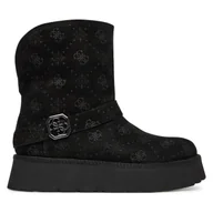 Śniegowce damskie - Śniegowce Guess FLFDOL ESU10 Czarny - miniaturka - grafika 1