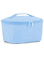 Torby i wózki na zakupy - Termiczna lanczówka Reisenthel Coolerbag S Pocket - twist powder blue - miniaturka - grafika 1