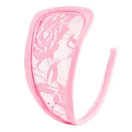 Majtki damskie - Damskie Stringi Koronkowe C-STRINGI Na Szkielecie Niewidoczne - miniaturka - grafika 1