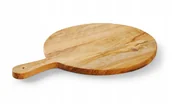 Deski do krojenia - Deska do serwowania z drewna oliwnego HENDI ø320x(H)19mm - miniaturka - grafika 1