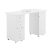 Stoliki do manicure - physa Biurko do manicure 4 szuflady 8 kółek - Biurka do manicure - miniaturka - grafika 1