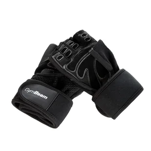 Rękawiczki fitness męskie GymBeam Wrap Black - Rękawice do ćwiczeń - miniaturka - grafika 1