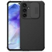 Etui i futerały do telefonów - Etui do NILLKIN CamShield Pro do Samsung Galaxy A55 5G Czarny - miniaturka - grafika 1