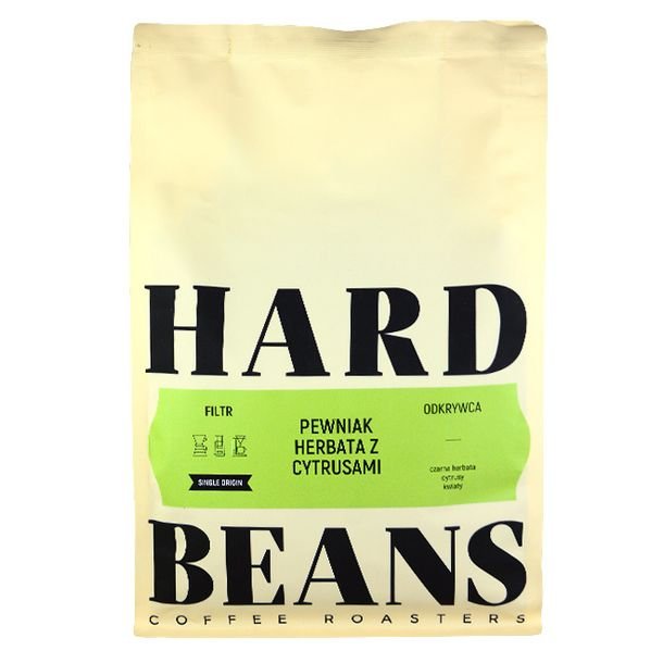 kawa Hard Beans PEWNIAK HERBATA Z CYTRYNĄ 1kg PRZELEW