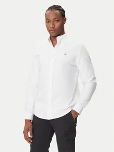 Tommy Jeans Koszula Essential DM0DM21690 Biały Regular Fit - Koszule męskie - miniaturka - grafika 1