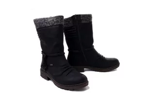 RIEKER TEX Z4755-00 black, kozaki damskie - Rieker - Kozaki damskie - miniaturka - grafika 1