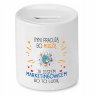 Skarbonki - Skarbonka Dla Magdy na Urodziny na Prezent z Nadrukiem ze Zdjęciem + Opakowanie na prezent (wzór 01) - miniaturka - grafika 1