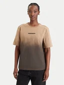 Koszulki i topy damskie - Patrizia Pepe T-Shirt 8M1828/J366-FG71 Brązowy Relaxed Fit - miniaturka - grafika 1