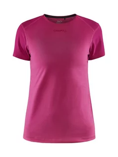 Koszulki sportowe damskie - Craft Koszulka funkcyjna "ADV Essence" w kolorze różowym - grafika 1