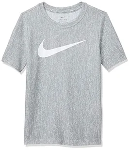 Nike chłopięcy B NK CORE SS PERF TOP HTHR T-Shirt, dymny szary / (biały), XS - Koszulki i topy damskie - miniaturka - grafika 1