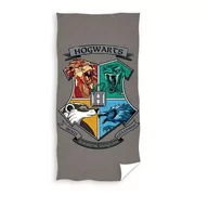 Ręczniki - Carbotex Ręcznik bawełniany 70x140 Harry Potter grey 5902689470486 - miniaturka - grafika 1