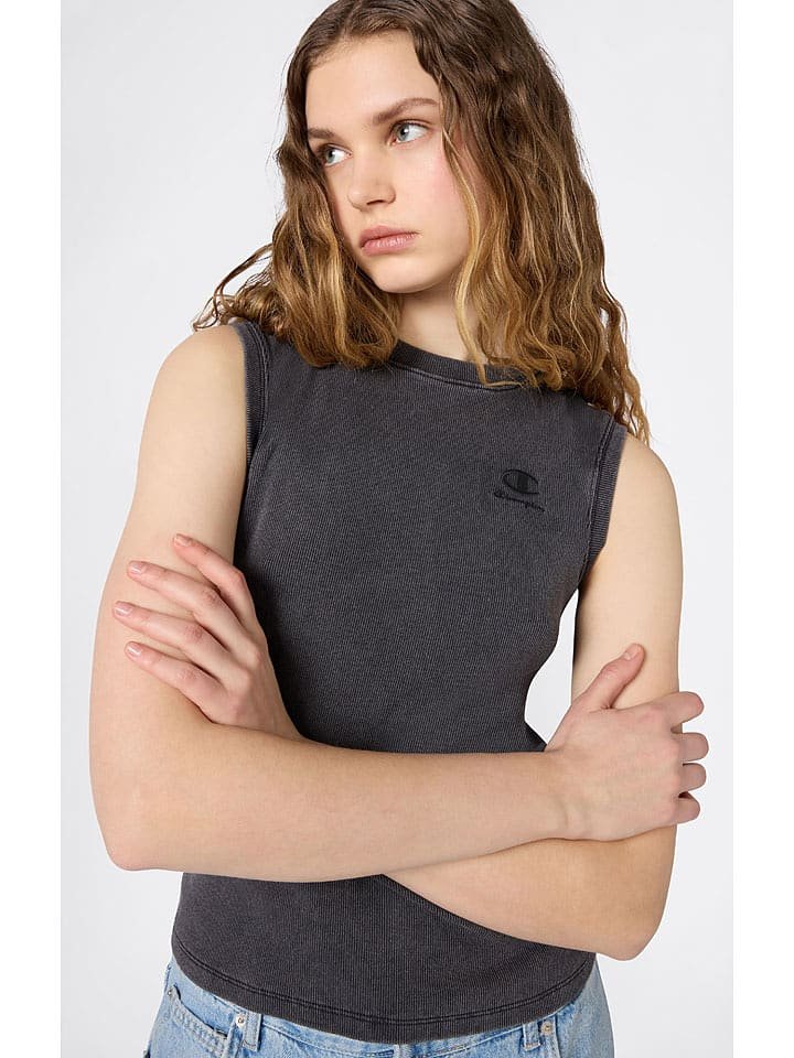 Champion Top w kolorze antracytowym