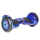 Deskorolki elektryczne - Deskorolka Elektryczna Hoverboard LED Bluetooth 10" 350W BLUE STARRY SKY - miniaturka - grafika 1