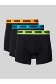 Majtki damskie - Obcisłe bokserki z detalem z logo w zestawie 3 szt. - Puma - miniaturka - grafika 1