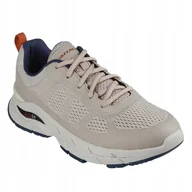 Sneakersy męskie - Skechers Obuwie Męskie Sneakersy Arch Fit Baxter-Pendroy Beżowe 41 Eu - miniaturka - grafika 1