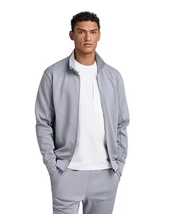 G-STAR RAW Męska kurtka Track Jacket Sw Sweats, Szary (Dim Grey D23478-d429-3885), L - Kurtki męskie - miniaturka - grafika 1