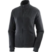 Koszulki sportowe damskie - BLUZA SALOMON ESSENTIAL MIFLEECE FZ W C21151 - miniaturka - grafika 1