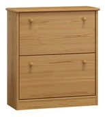 Szafki na buty - Szafka na buty sosnowa nr5 olcha - miniaturka - grafika 1