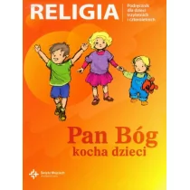 Księgarnia św. Wojciecha - edukacja Religia. Pan Bóg kocha. Podręcznik dla dzieci trzyletnich i czteroletnich. Trzylatki. Czterolatki. Podręcznik - edukacja przedszkolna - Danuta Jackowi - Edukacja przedszkolna - miniaturka - grafika 1