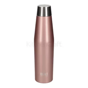 BUILT Built - Built -  Butelka Metaliczna Różowa  540 ml - Butelki termiczne - miniaturka - grafika 1