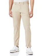 Spodnie męskie - s.Oliver Długie spodnie męskie, brązowe, 30/36 - miniaturka - grafika 1