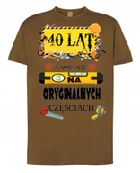 Koszulki męskie - Koszulka T-Shirt na 40 Urodziny Prezent 40LAT M - miniaturka - grafika 1