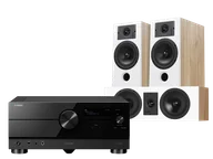 Kino domowe - Yamaha RX-A2A (czarny) + Diva 3 (dąb) + Diva 7 (dąb) - miniaturka - grafika 1