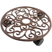 Donice - Żeliwny wózek na donicę 29 cm - miniaturka - grafika 1