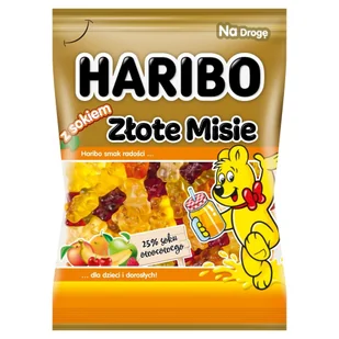 Haribo żelki Złote Misie z sokiem - Żelki - miniaturka - grafika 1